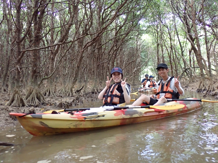 慶佐次川マングローブカヌーツアー(1月30日)