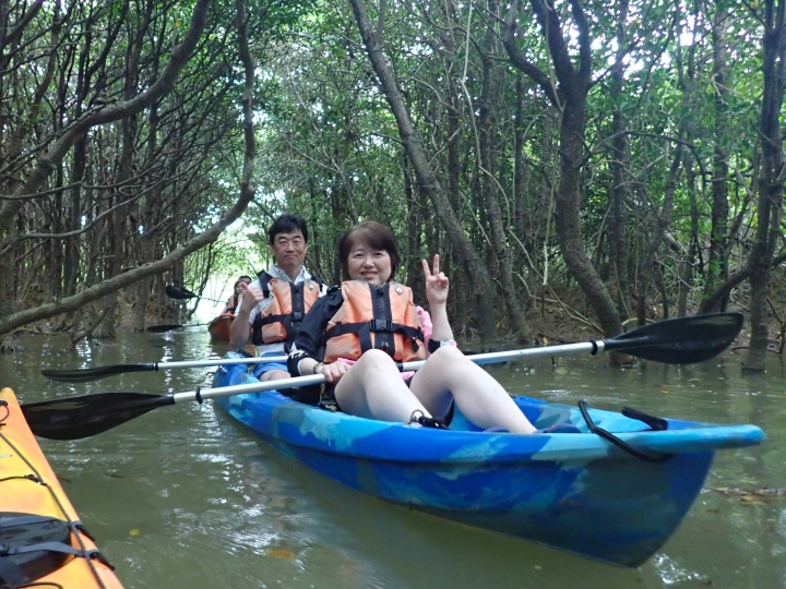 慶佐次川マングローブカヌーツアー(４月１６日)